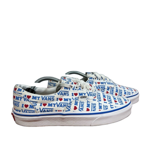 VANS Unisex Authentic I Love My Vans Slip On Canvas Shoe Size 8 or 6.5 #578
